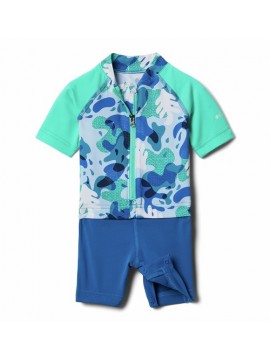 Columbia maudymosi kostiumėlis Sandy Shores. Spalva mėlyna su printu